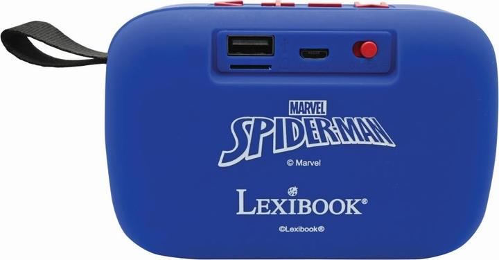 Immagine prodotto Lexibook Altoparlante radio portatile Bluetooth Spider-Man con finitura in tessuto