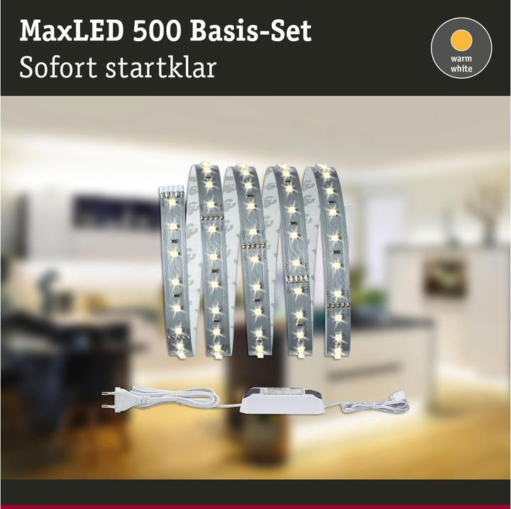 Actual product image Paulmann MaxLED 500 Stripe Set (Warm white, 150 cm, Indoor)