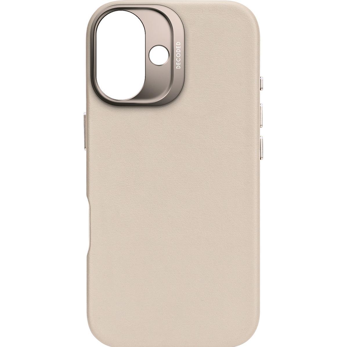 Decoded Hülle für iPhone 16 Plus Stossfest MagSafe (Apple iPhone 16 Plus), Smartphone Hülle, Beige