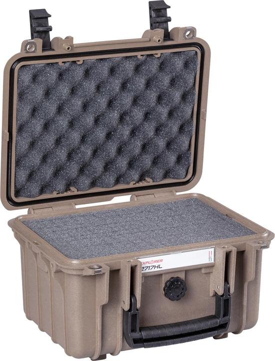 Actual product image Explorer Cases Outdoor case 2717HL.D desert tan with pick & pluck foam (W x (Camera shoulder bag, 9.40 l)