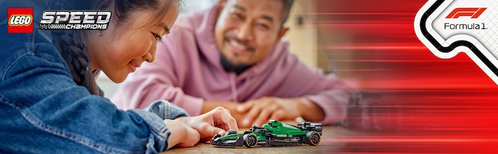 Produktbild LEGO Aston Martin Aramco F1 AMR24 Rennauto (77245, LEGO Speed Champions)