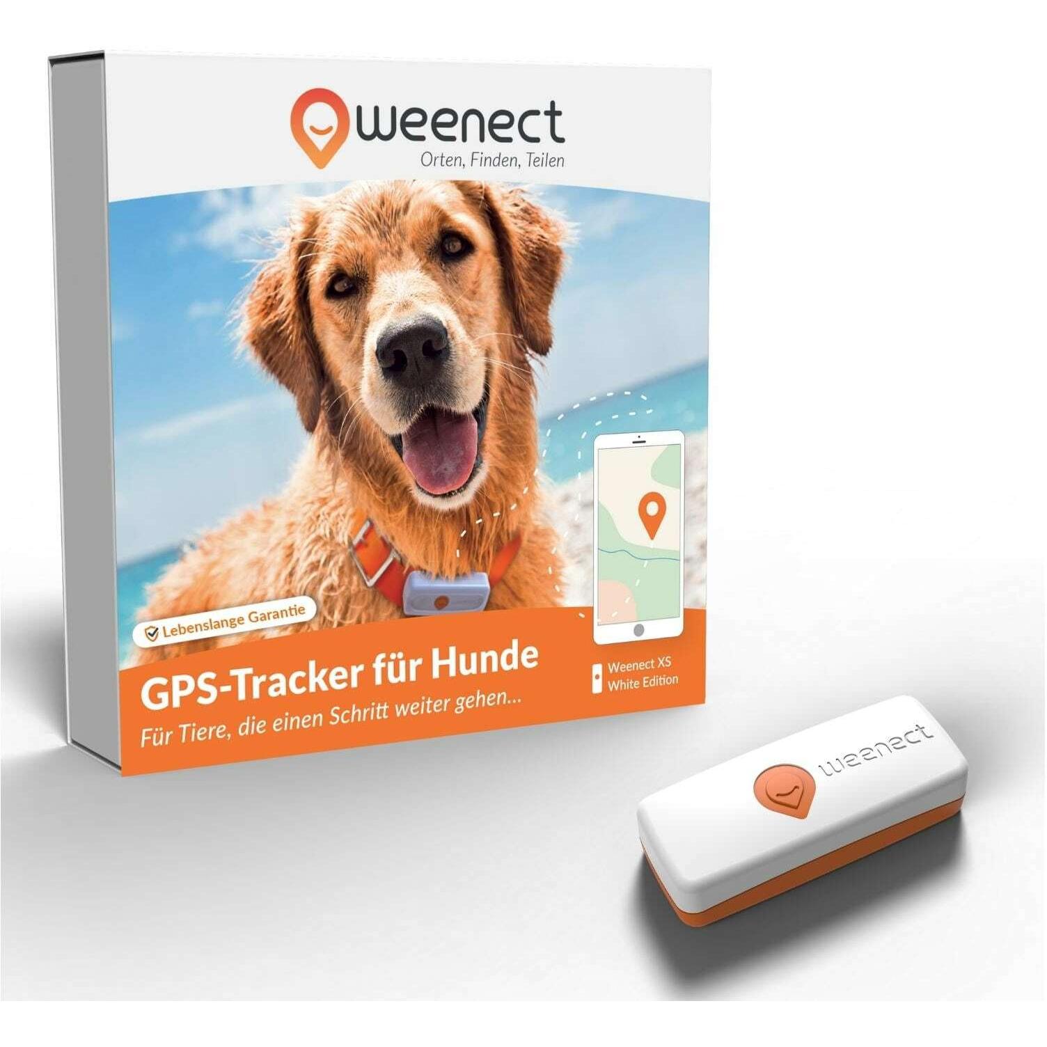 Comparer les prix de Sécurité Chien - Weenect GPS blanc XS – 60 X 23 X 12 mm