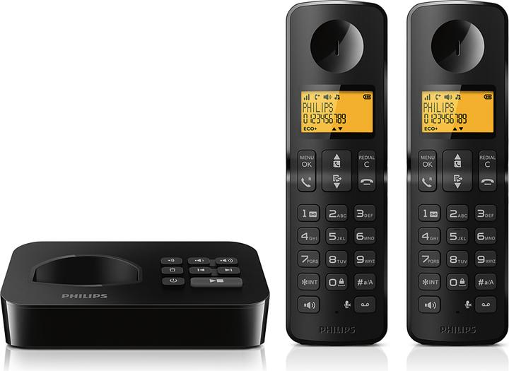 Image du produit Philips D2652B/01 Téléphone sans fil avec répondeur