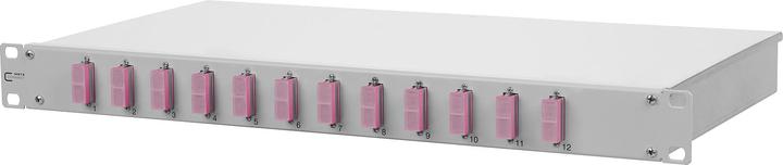 Produktbild Metz Connect 150257BB12-F OpDAT fix 12xSC-D OM4 splice 1HE/12gr 24Pgt 1Kup/vio CSH