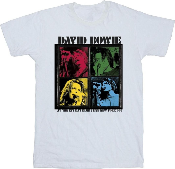 Immagine prodotto David Bowie At The Kit Kat Club Pop Art Maglietta Uomo (5XL)