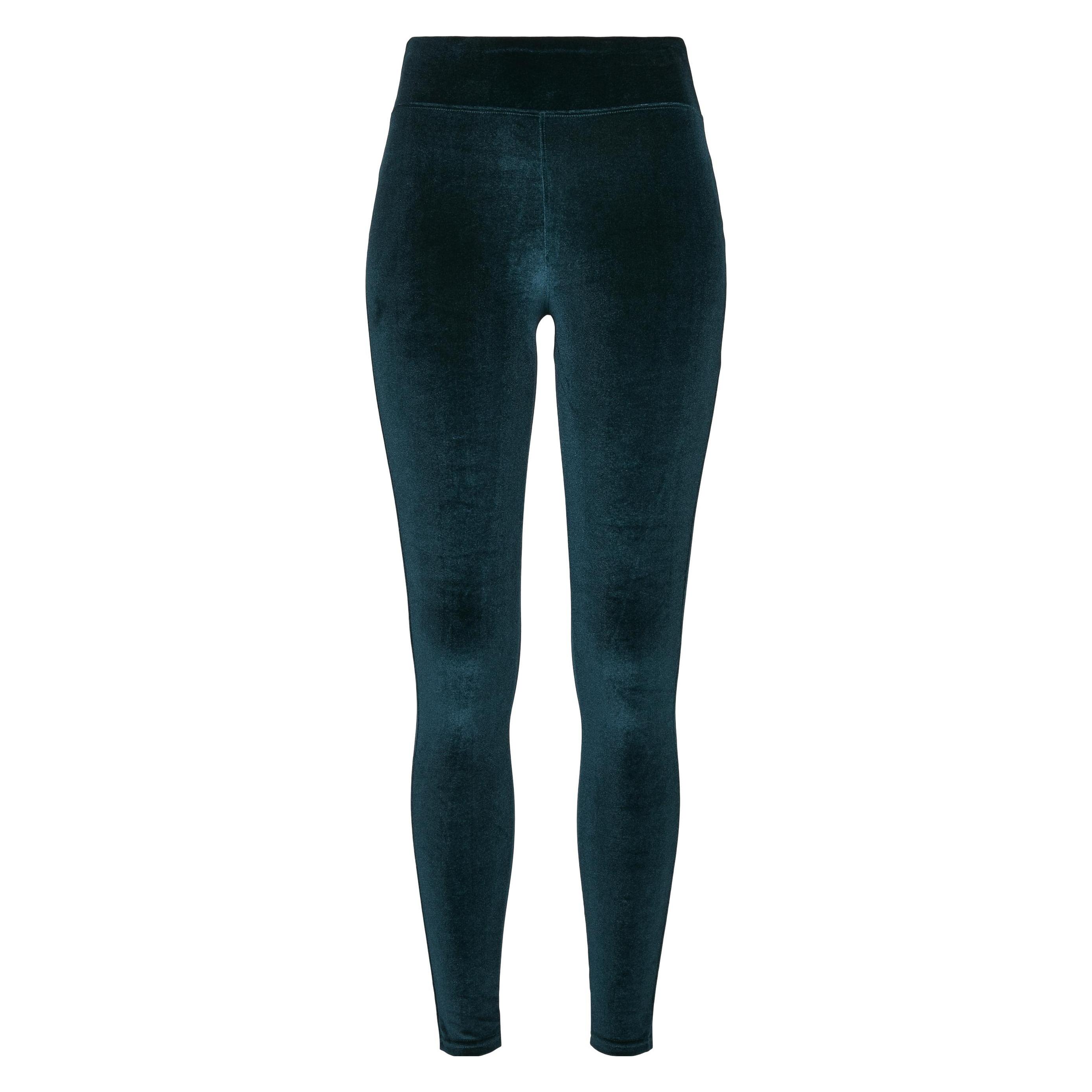 Urban Classics, Damen, Hosen, Ladies High Waist Velvet Leggings, (3XL)
