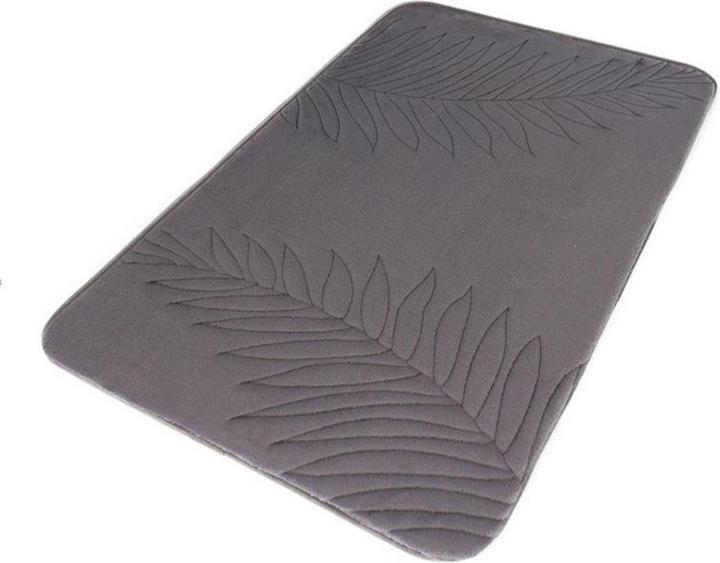 Domoletti BATH MAT MA4019B 50X80CM GREY (80 x 50 cm)