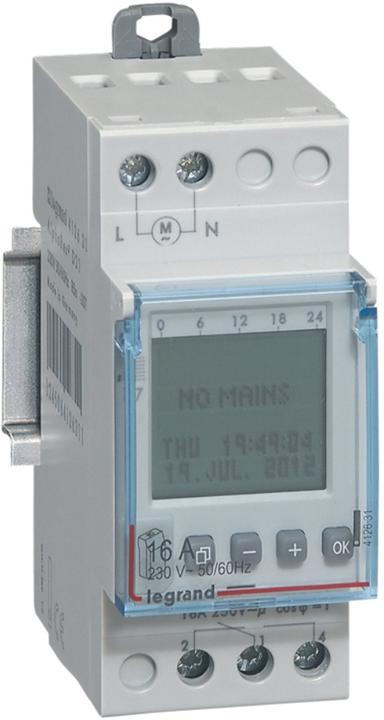 Produktbild Legrand Digitale Wochen-Zeitschaltuhr AlphaRex D21