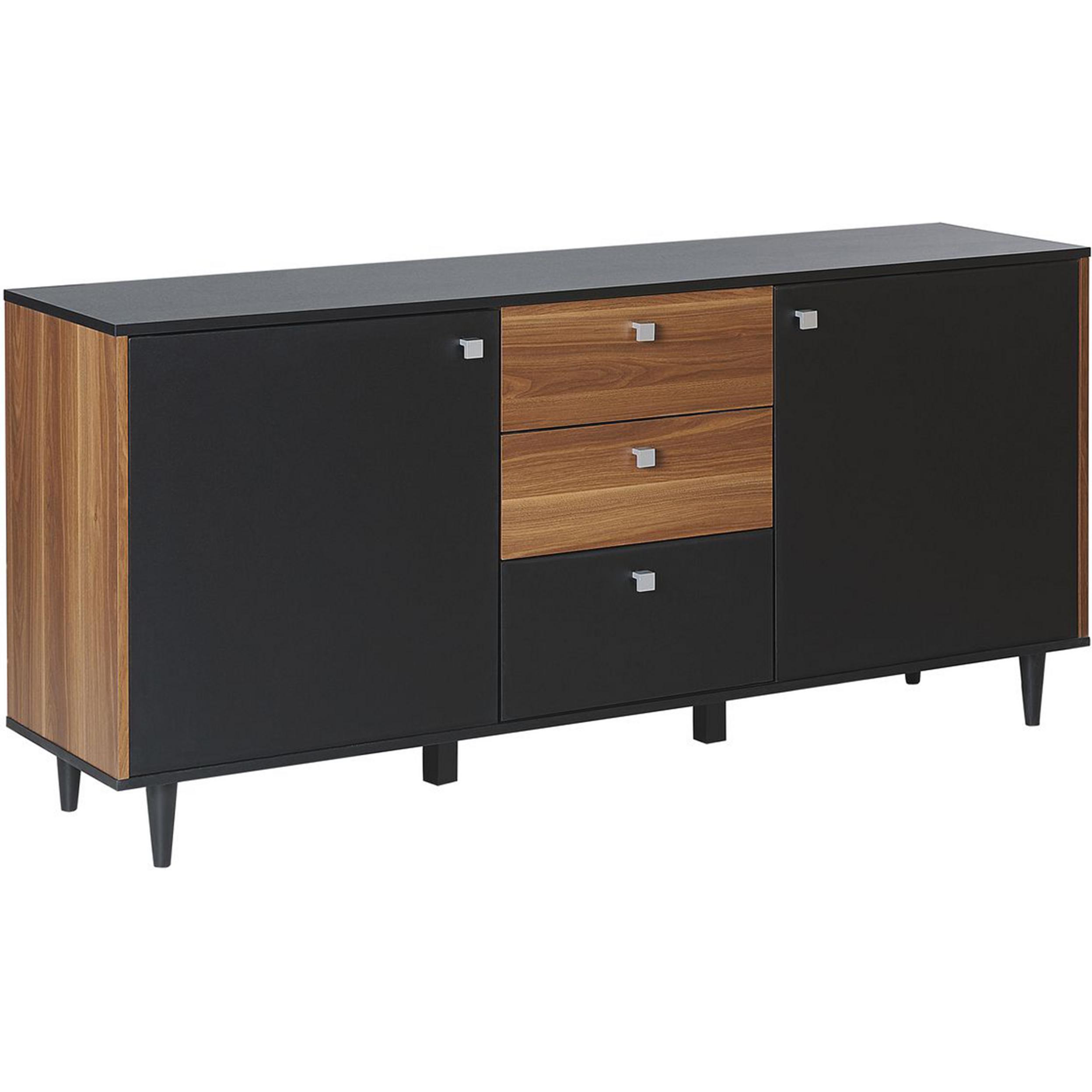 Beliani, Kommode + Sideboard, Kuro (160 x 40 x 74 cm)