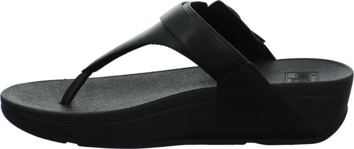 Actual product image Fitflop Lulu Adjustable Leather Toe Post Sandal (37)