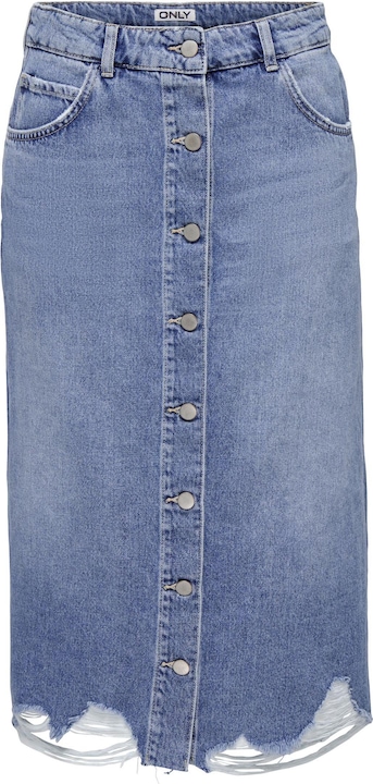 Produktbild Only Hohe Taille Langer Rock Jeansrock (S)