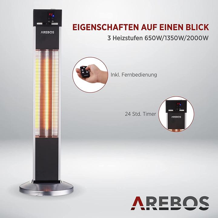 Produktbild Arebos Heizstrahler (2000 W)