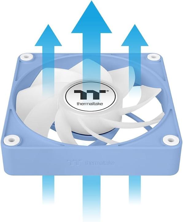 Actual product image Thermaltake TT CT120 EX Rev ARGB Sync PC Cooling Fan 3 Pack Hydrangea (120 mm, 3x)