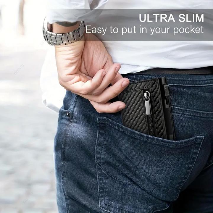 Produktbild Cbx Smart Wallet RFID Kreditkartenhalter Carbon