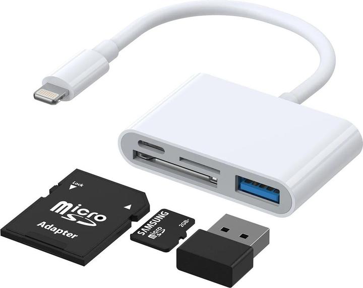 Image du produit Joyroom Lecteur de cartes Lightning vers USB OTG (Lightning, USB-C)