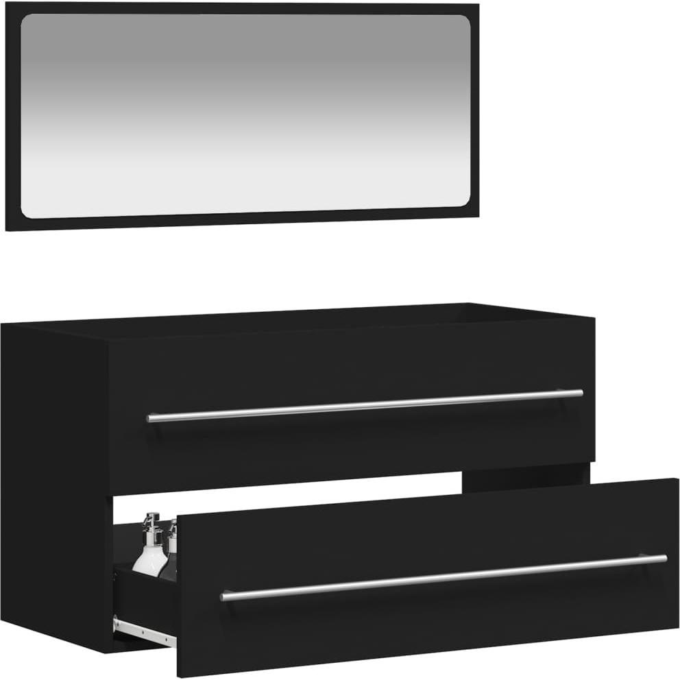 Thumbnail - VidaXL, Spiegelschrank, Soterios (90 x 38.5 x 48 cm)