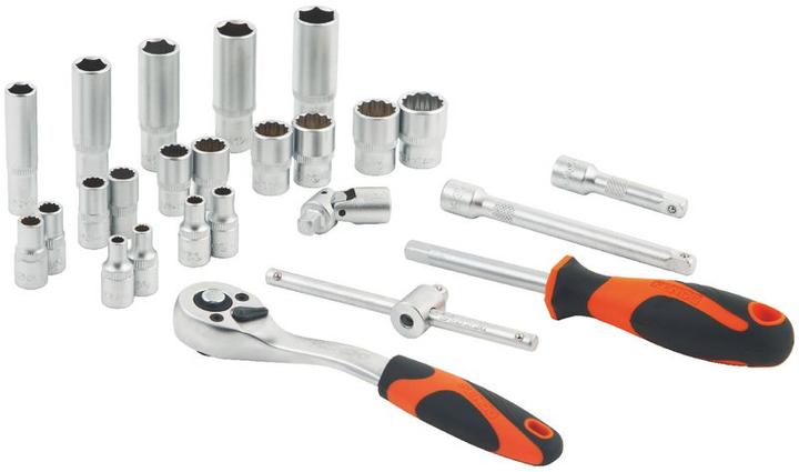 Actual product image Kendo Socket spanner set 1/4" 25-piece (14 mm)