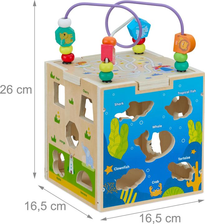 Actual product image Relaxdays Activity cube