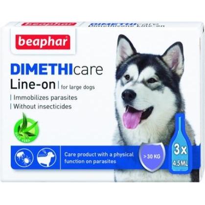 beaphar Flea & Tick Line On, Flöhe und Zecken (Dimethicone) Large Dog (Hund), Tierpflegemittel