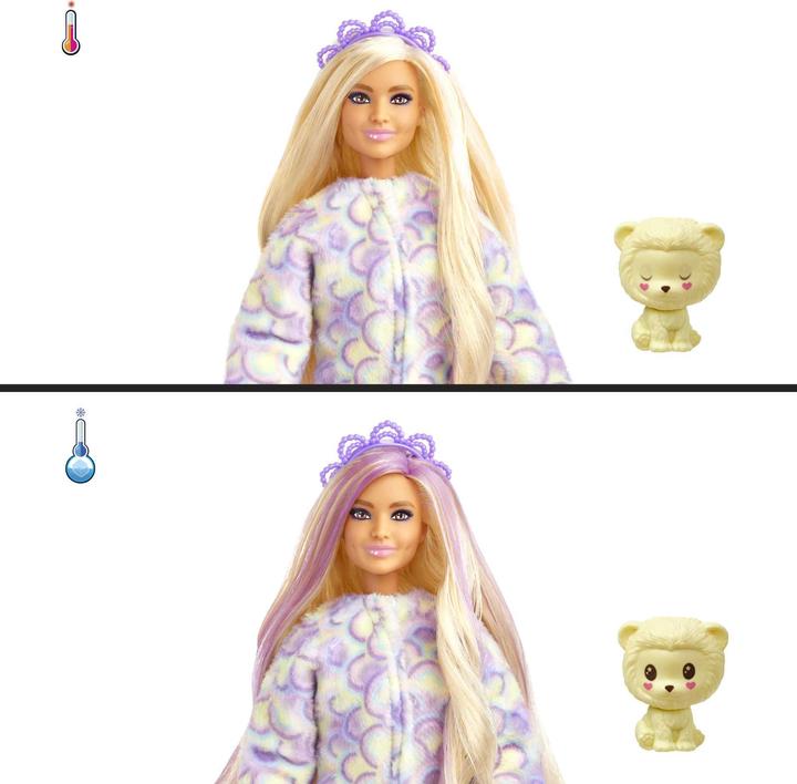 Produktbild Barbie Cutie Cozy Cute Reveal Serie Puppe - Löwe
