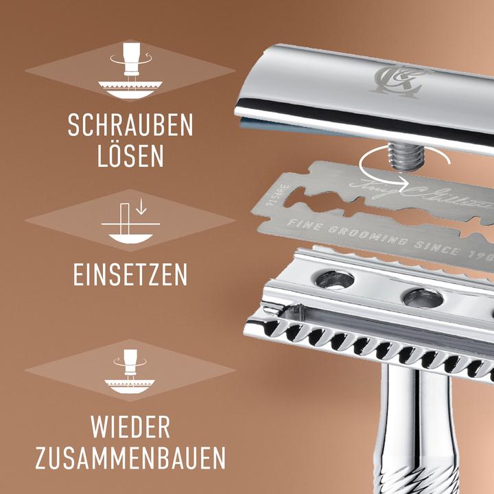 Productafbeelding King C. Gillette Dubbele bladen voor recht scheermes (10 x)