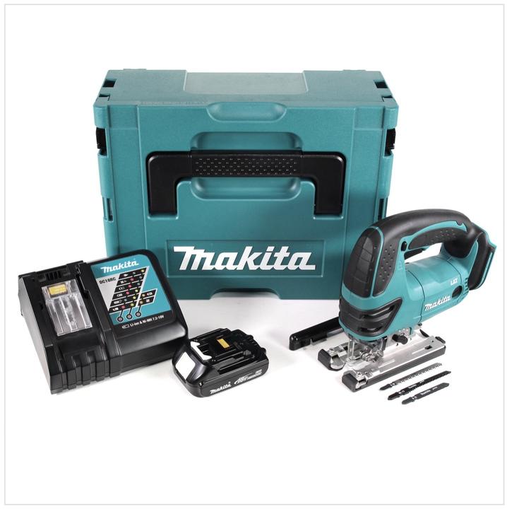 Produktbild Makita DJV 180 RY1J Akku Stichsäge 18V + 1x Akku 1,5Ah + Ladegerät + Makpac