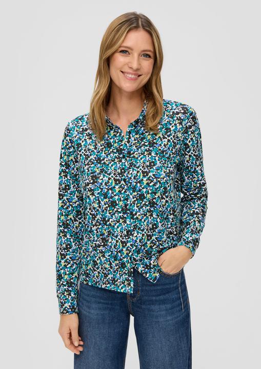 Immagine prodotto s.Oliver Bluse Hemdbluse aus Jersey (44)