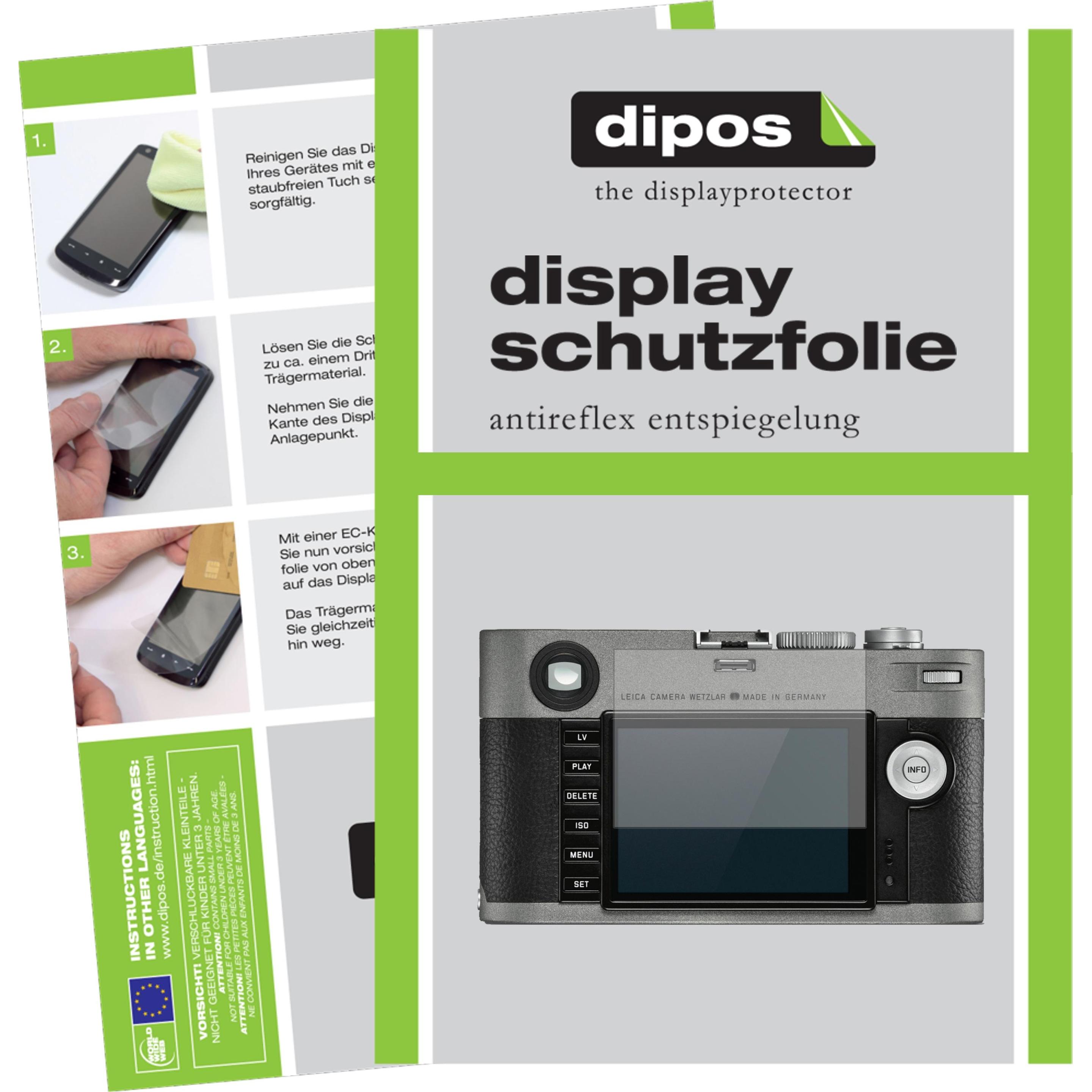 Thumbnail - Dipos Displayschutzfolie Antireflex (Displayschutz, Leica M-E (Typ) 240), Kameraschutz, Transparent