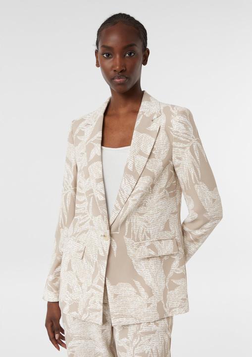 Produktbild Comma Indoor-Blazer Modischer Crêpe-Blazer mit All-over-Print (38)