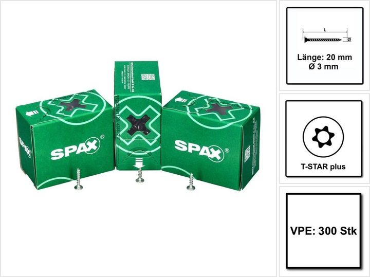 Immagine prodotto Spax Viti per schienali (300 Viti per pezzo)