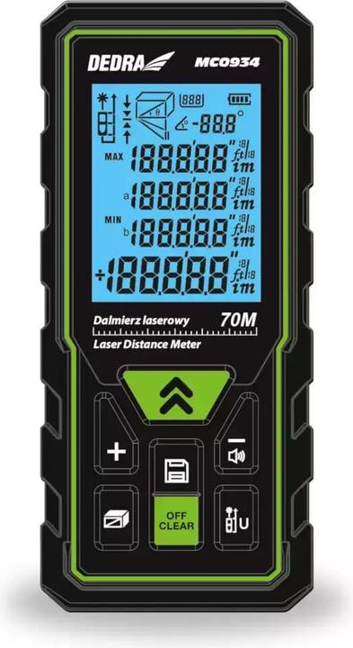 Dedra MC0934 Laser-Entfernungsmesser (70 m)