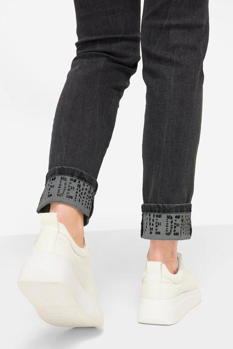 Actual product image Laurasøn Lettered Cuff Skinny Jeans (Frequency band 38 (2600 MHz))