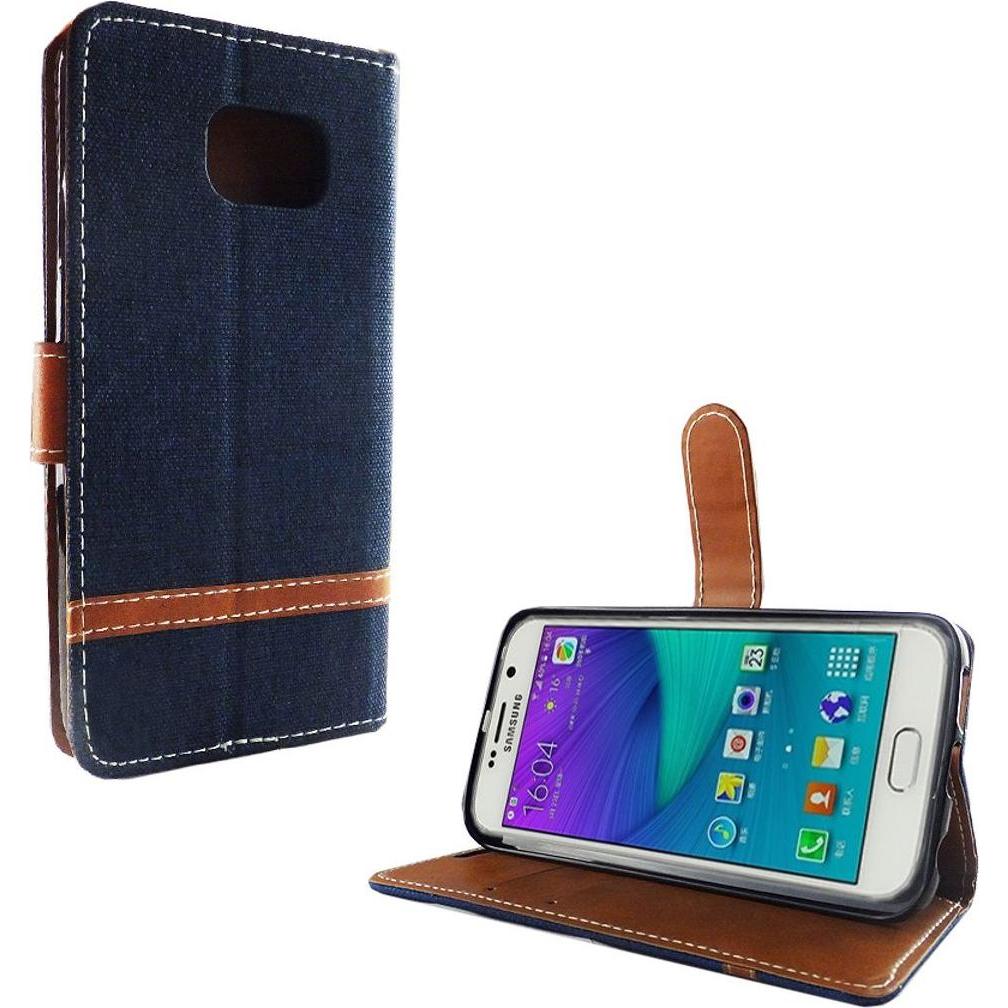 Thumbnail - König Design Hülle Handy Schutz für Samsung Galaxy S6 Case Cover Tasche Wallet Etui Bumper (Samsung Galaxy S6), Smartpho...