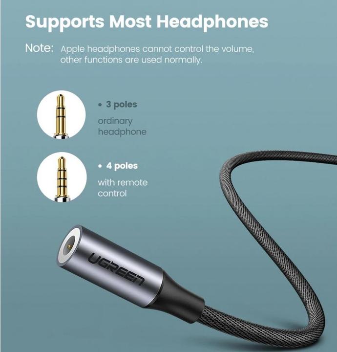 Produktbild Ugreen USB-C zu 3.5mm Buchse Adapter (USB Typ C, 3.5mm Buchse)