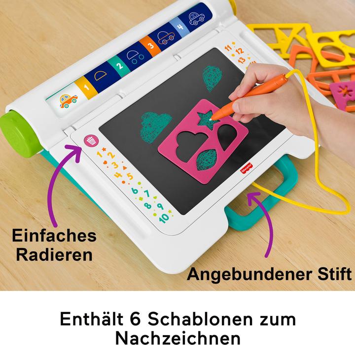 Image du produit Fisher-Price Doodle Pro Lernstation (Allemand, Anglais, Espagnol, Finlandais, Français, Italien, Néerlandais, Portugais, Suédois, 3 - 7 Années)