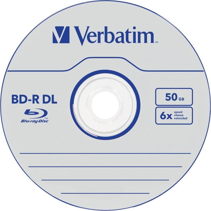 Actual product image Verbatim Bd-R dl (10x)