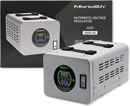 Image du produit Qoltec 50726 Stabilisateur automatique de tension (4000 W)