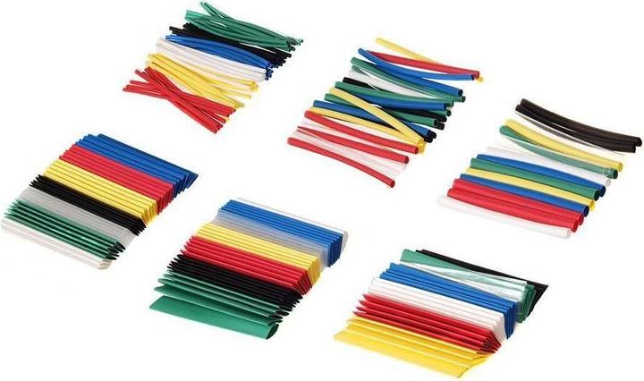 Productafbeelding Maclean Assortimentsbundel thermisch uittrekbare gaines MCTV-679 (196 stuks) (Kabeldoorvoer, 9.50 cm)