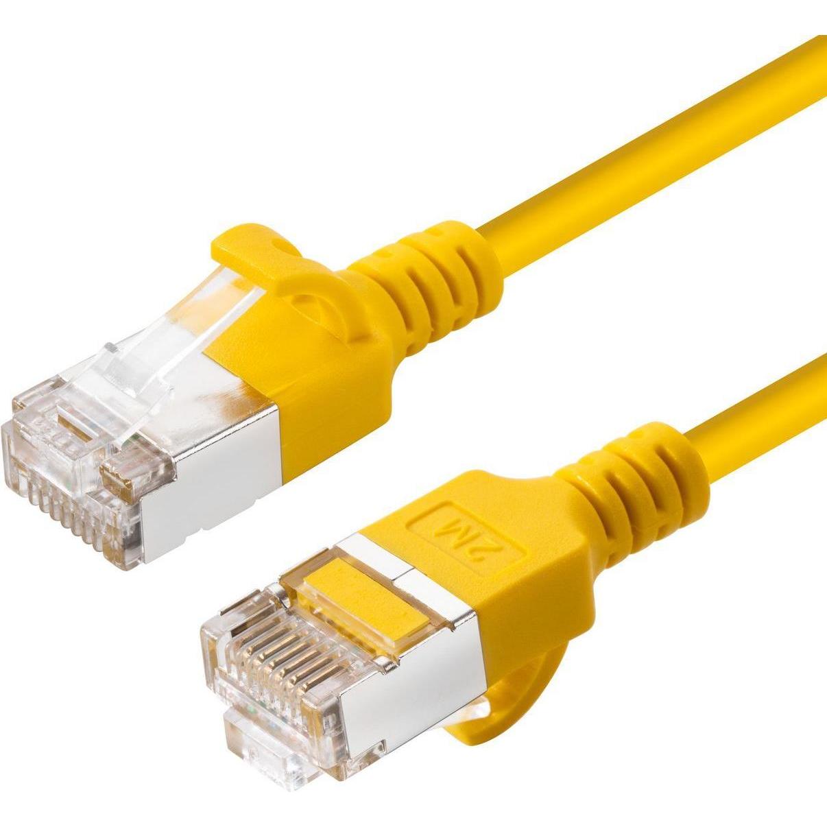 MicroConnect CAT6A U-FTP Slim, LSZH, 0.50m (U/FTP, CAT6a, 0.50 m), Netzwerkkabel
