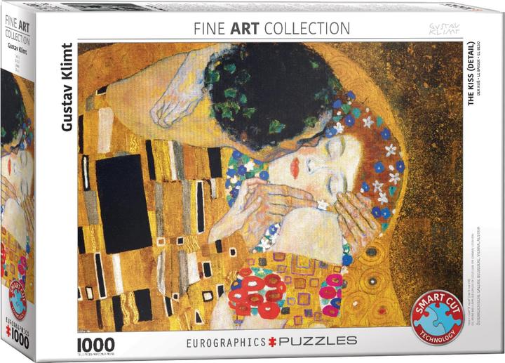 Actual product image Eurographics The kiss by Gustav Klimt - detail (1000 pieces)