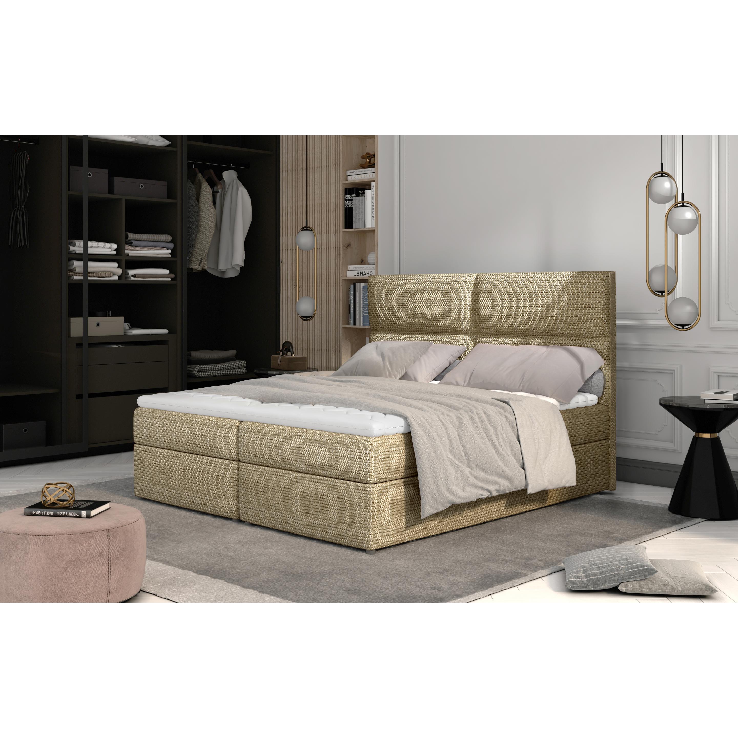 ELTAP, Boxspringbett, Amber mit Stauraum (180 x 200 cm)