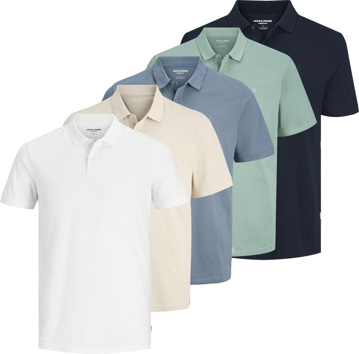 Jack & Jones Jjebasic Polo Ss 5pk Mp