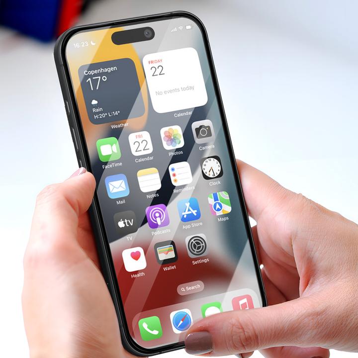 Actual product image Forcell ToughGlass protector (1 pcs., Apple iPhone 16)