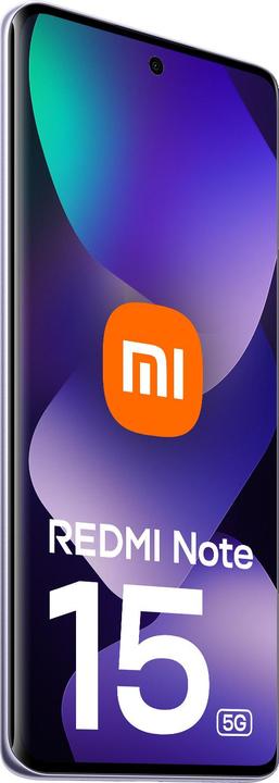 Actual product image Xiaomi Redmi Note 15 (256 GB, Mist Purple, 6.67", Hybrid Dual SIM, 5G)