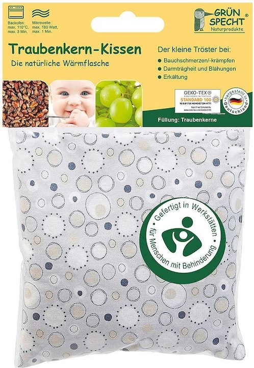 Produktbild Grünspecht Traubenkern-Kissen (12 x 12 cm)