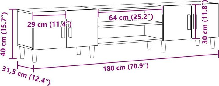 Produktbild vidaXL TV-Ständer