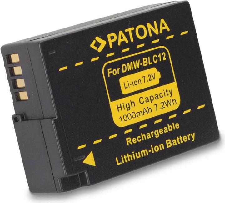 Actual product image Patona Panasonic DMW-BLC12 (Camera battery)