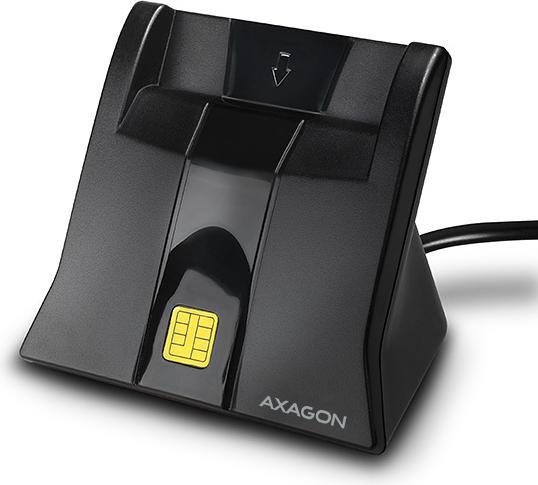 Actual product image Axagon CRE-SM4 USB Smart Card Reader - USB 2.0 (USB 2.0)