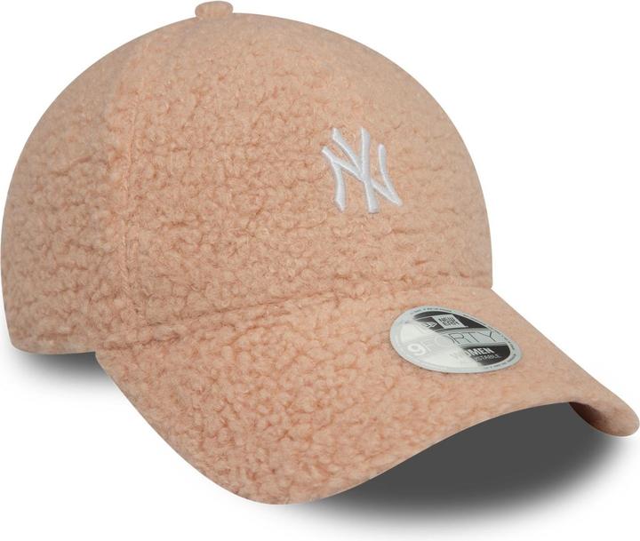 Actual product image New Era 9Forty Ladies Sherpa Cap - BORG NY Yankees pink