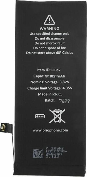 Immagine prodotto prio Batteria per Apple iPhone 8 (APN universale) (Accumulatore di carica elettrica, iPhone 8)